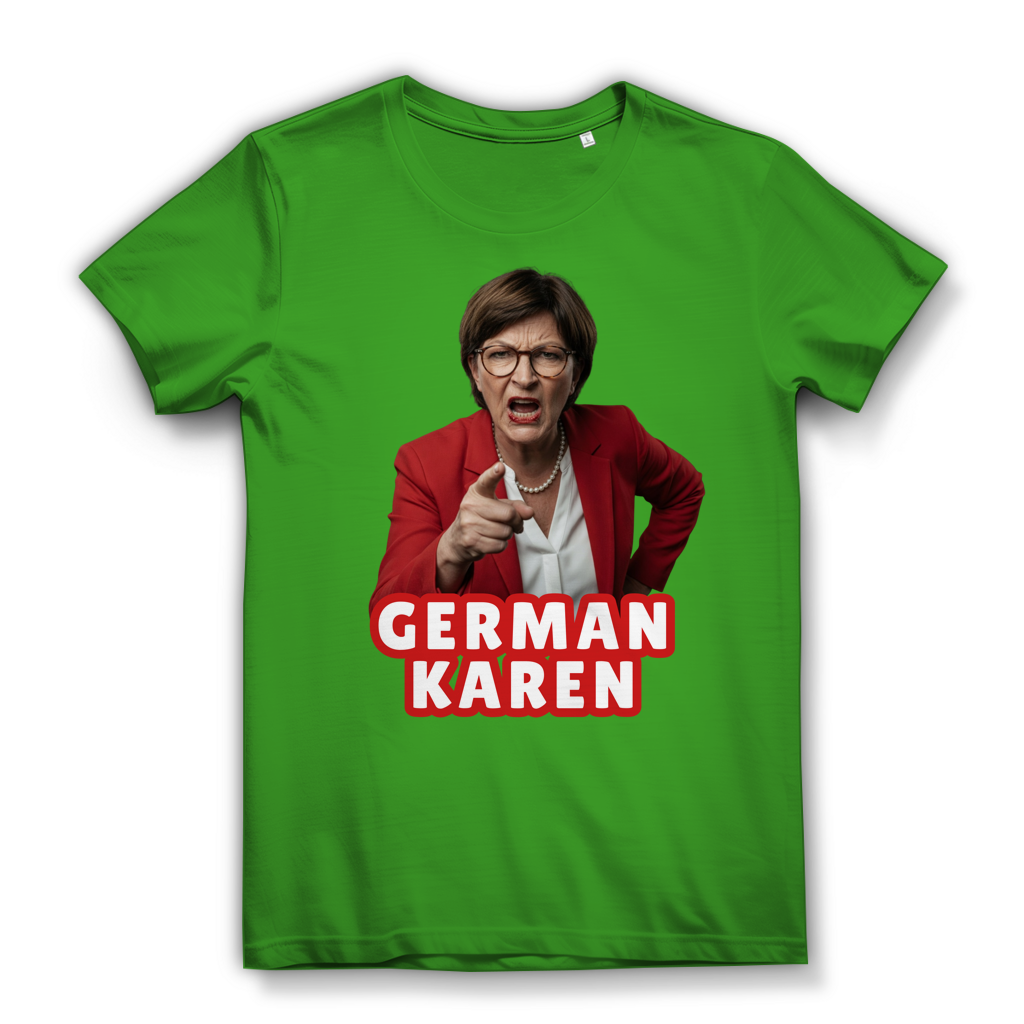 German Karen Esken - Damen Premium Bio T-Shirt Real Green