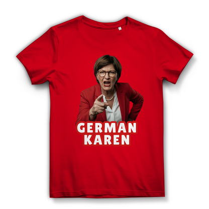 German Karen Esken - Damen Premium Bio T-Shirt Red