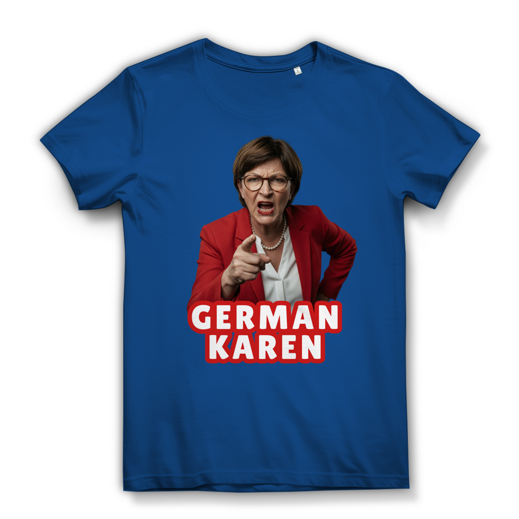 German Karen Esken - Damen Premium Bio T-Shirt Royal Blue