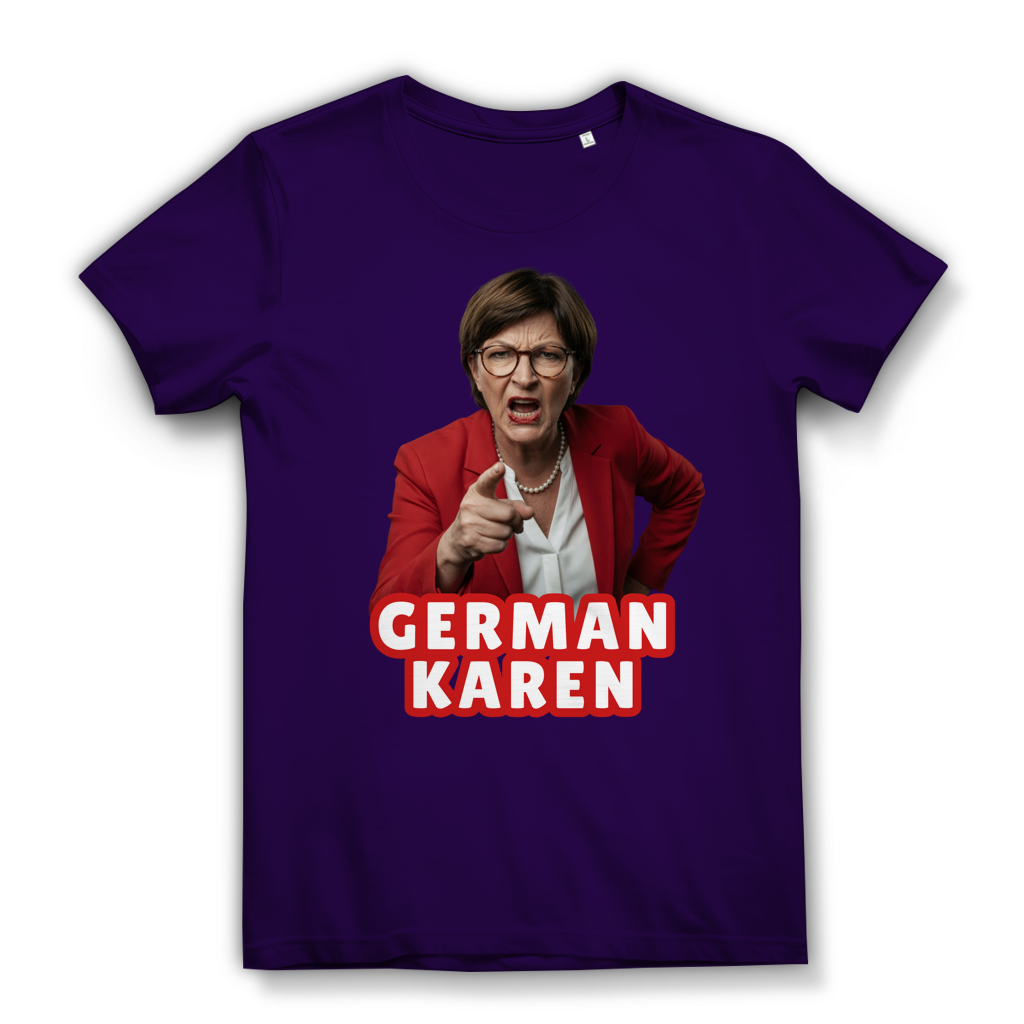German Karen Esken - Damen Premium Bio T-Shirt Urban Purple