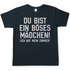 Du bist ein böses Mädchen! Geh auf mein Zimmer! - Herren T-Shirt Dark Grey Solid