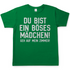 Du bist ein böses Mädchen! Geh auf mein Zimmer! - Herren T-Shirt Kelly Green