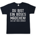 Du bist ein böses Mädchen! Geh auf mein Zimmer! - Herren T-Shirt Navy