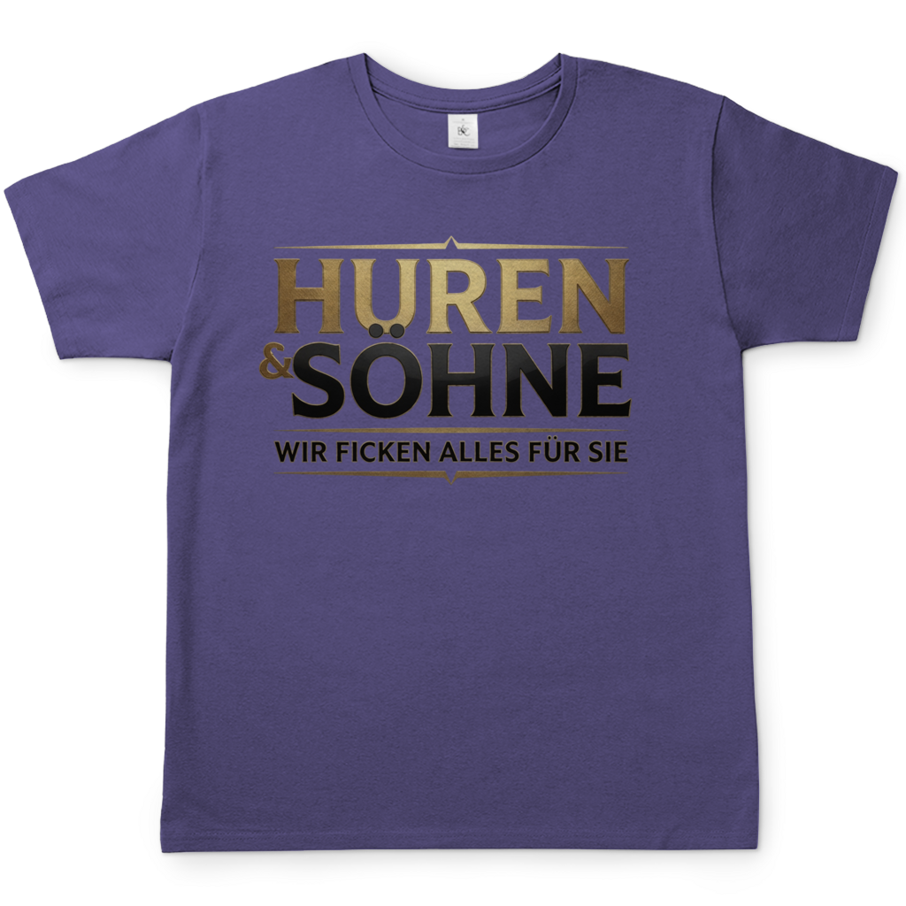 Huren &amp; Söhne wir ficken alles für Sie - Herren T-Shirt Millennial Lilac