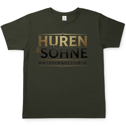 Huren &amp; Söhne wir ficken alles für Sie - Herren T-Shirt Urban Khaki