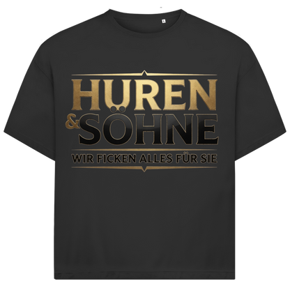 Huren &amp; Söhne wir ficken alles für Sie - Jack and Jones Oversize T-Shirt Black