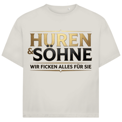 Huren &amp; Söhne wir ficken alles für Sie - Jack and Jones Oversize T-Shirt Egret