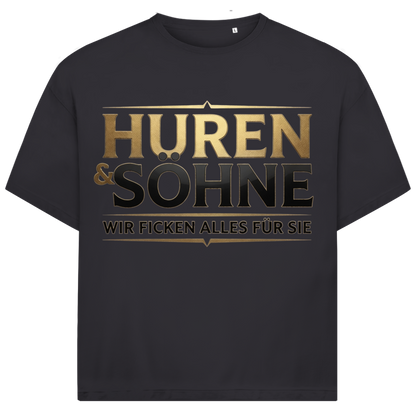 Huren &amp; Söhne wir ficken alles für Sie - Jack and Jones Oversize T-Shirt Asphalt