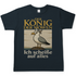 Der König der Möwen ich scheiße auf alles - Herren T-Shirt Dark Grey Solid