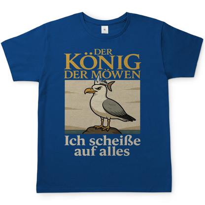 Der König der Möwen ich scheiße auf alles - Herren T-Shirt Royal Blue