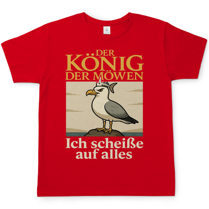 Der König der Möwen ich scheiße auf alles - Herren T-Shirt Red