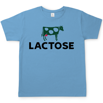 LACTOSE - Herren T-Shirt Sky Blue