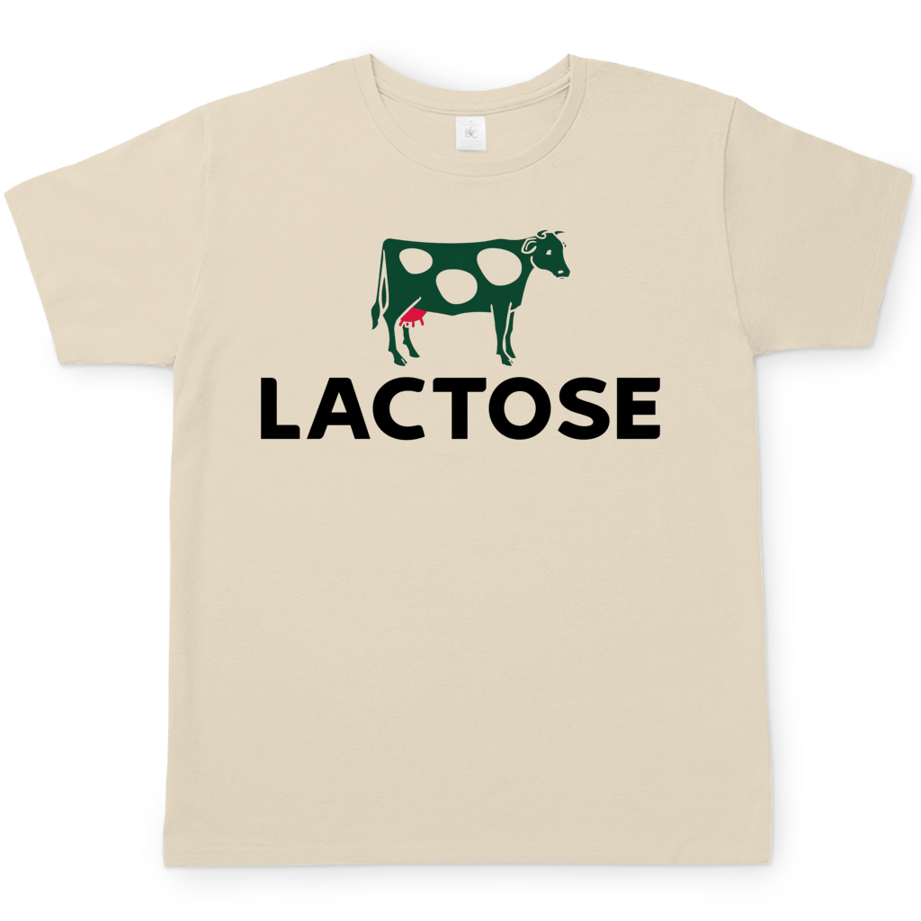 LACTOSE - Herren T-Shirt Sand