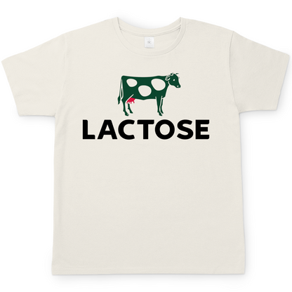 LACTOSE - Herren T-Shirt Natural