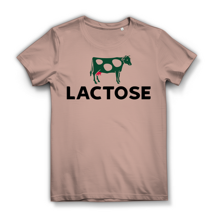 LACTOSE - Damen Premium Bio T-Shirt Millennial Pink