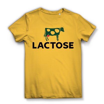 LACTOSE - Damen Premium Bio T-Shirt Gold