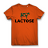 LACTOSE - Damen Premium Bio T-Shirt Orange
