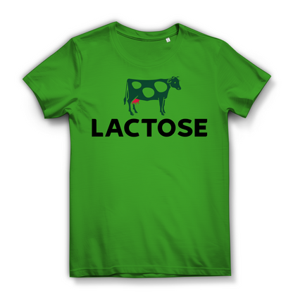 LACTOSE - Damen Premium Bio T-Shirt Real Green