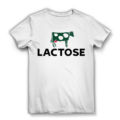 LACTOSE - Damen Premium Bio T-Shirt White
