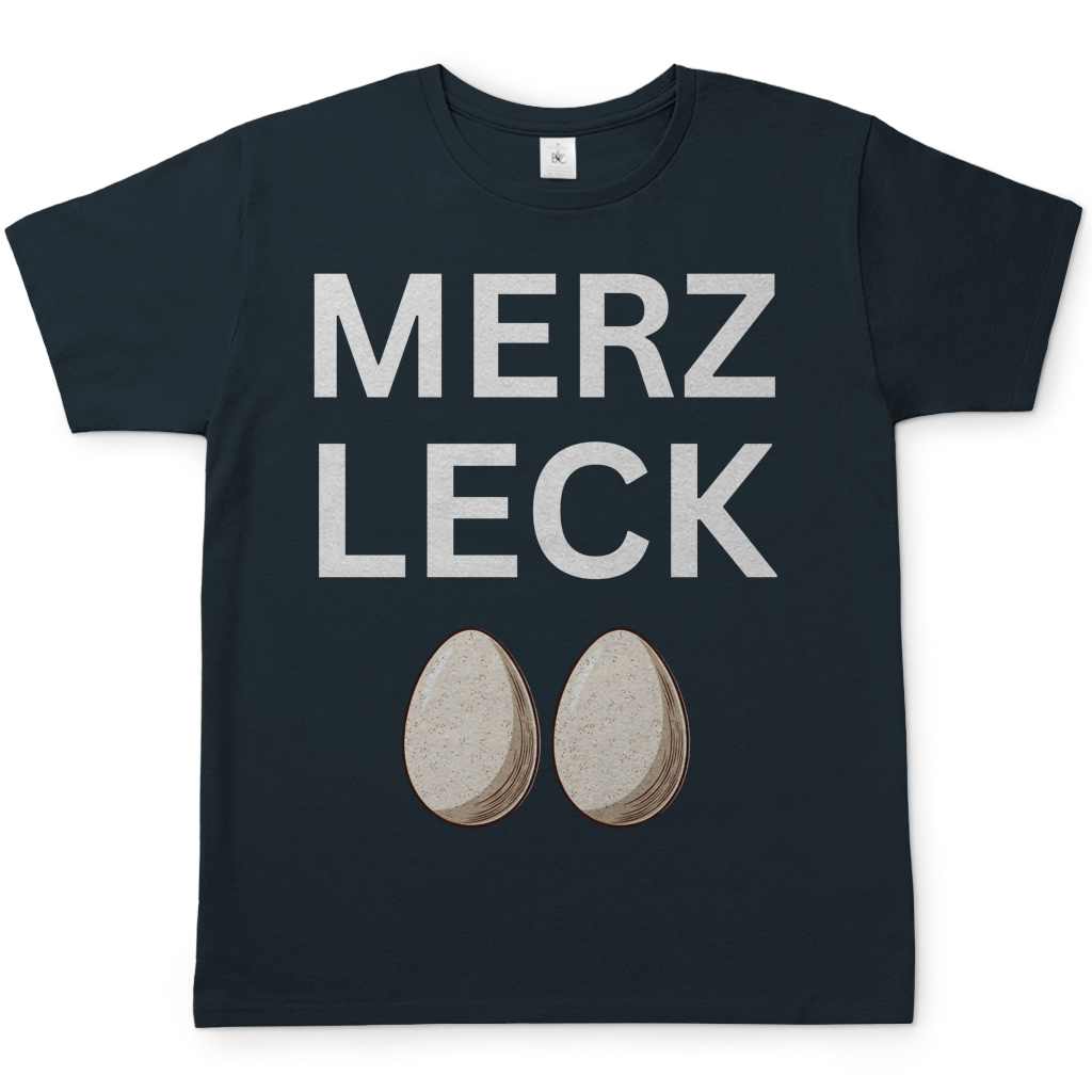 Merz leck Eier - Herren T-Shirt Dark Grey Solid