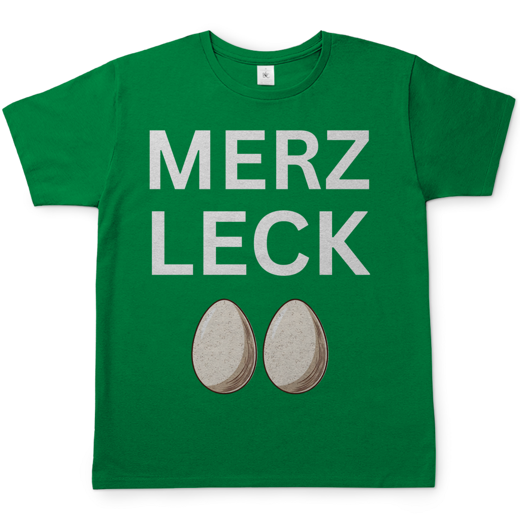 Merz leck Eier - Herren T-Shirt Kelly Green