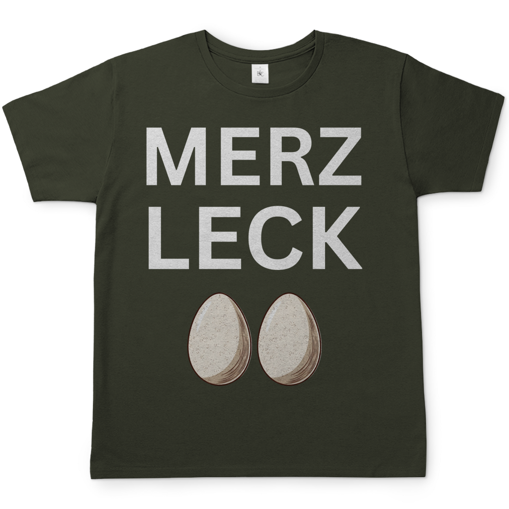 Merz leck Eier - Herren T-Shirt Urban Khaki