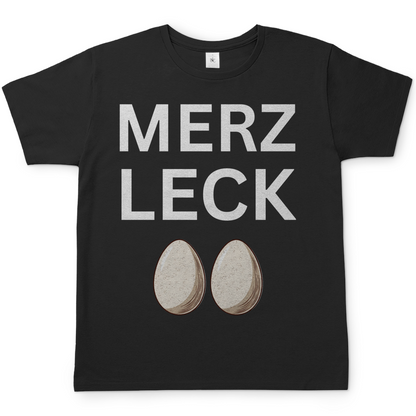 Merz leck Eier - Herren T-Shirt Black