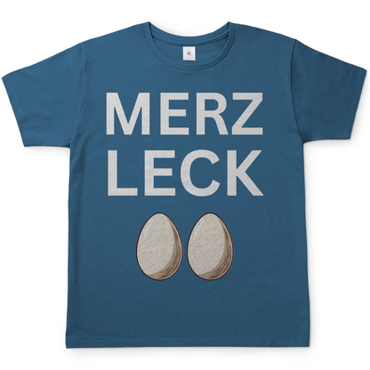 Merz leck Eier - Herren T-Shirt Stone Blue