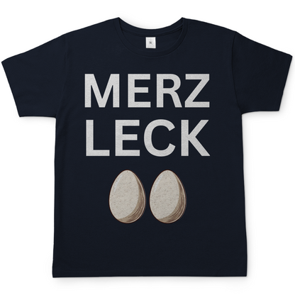 Merz leck Eier - Herren T-Shirt Navy
