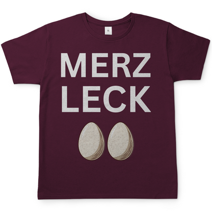 Merz leck Eier - Herren T-Shirt Burgundy