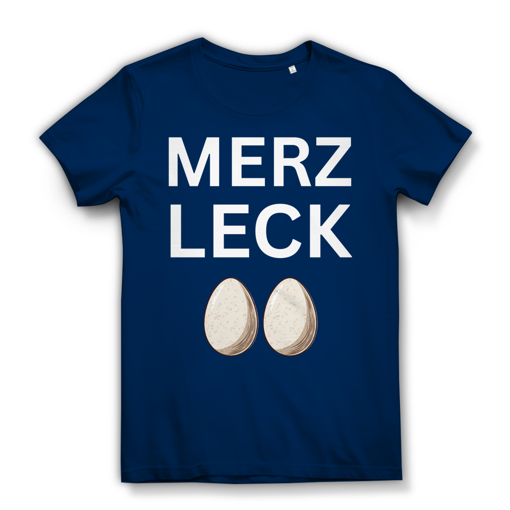 Merz leck Eier - Damen Premium Bio T-Shirt Navy