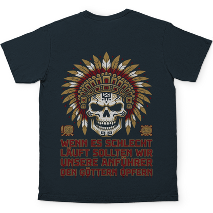 Wenn es schlecht läuft sollten wir unsere Anführer opfern - Herren T-Shirt Dark Grey Solid