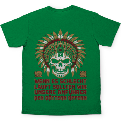Wenn es schlecht läuft sollten wir unsere Anführer opfern - Herren T-Shirt Kelly Green