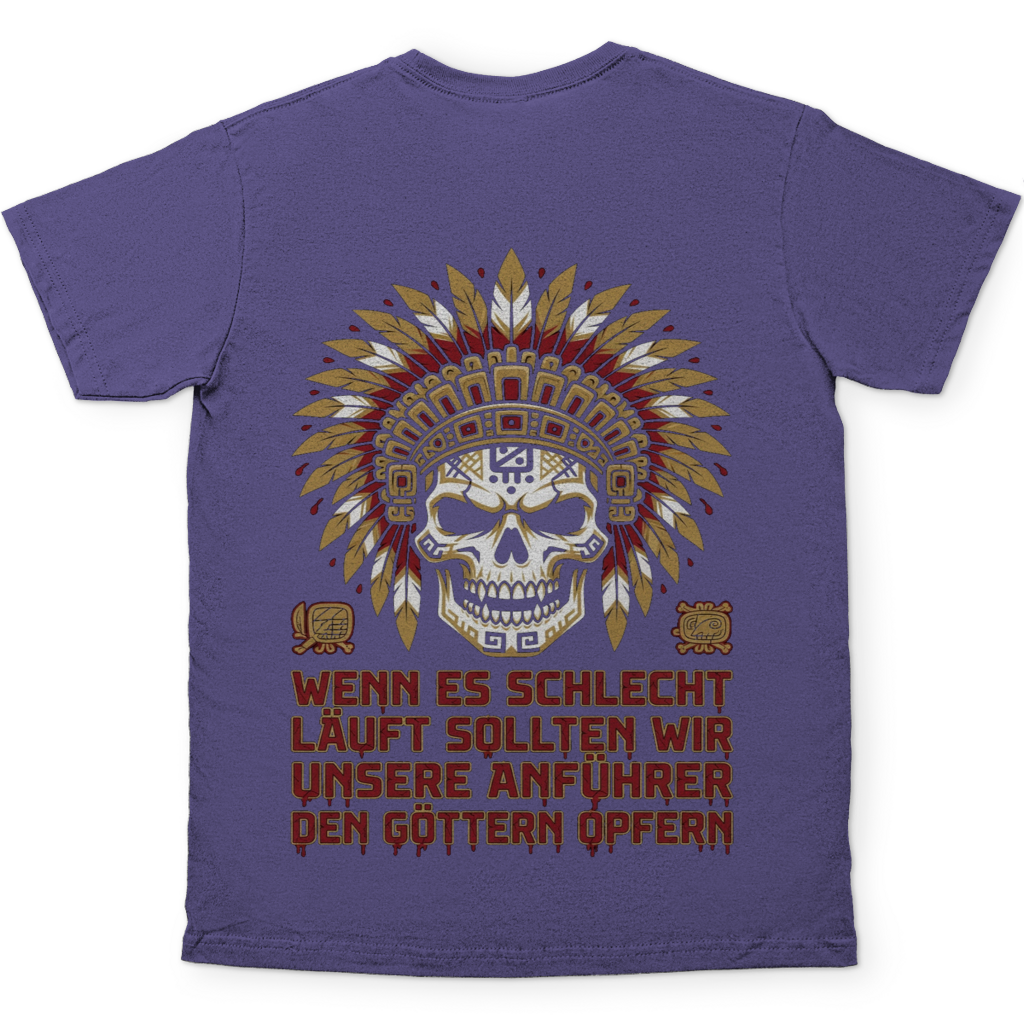 Wenn es schlecht läuft sollten wir unsere Anführer opfern - Herren T-Shirt Millennial Lilac