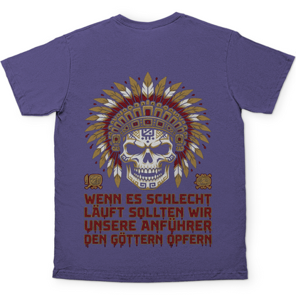 Wenn es schlecht läuft sollten wir unsere Anführer opfern - Herren T-Shirt Millennial Lilac