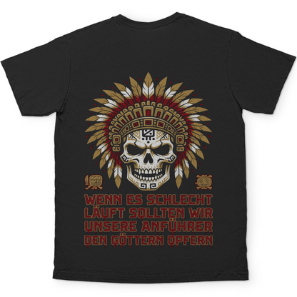 Wenn es schlecht läuft sollten wir unsere Anführer opfern - Herren T-Shirt Black