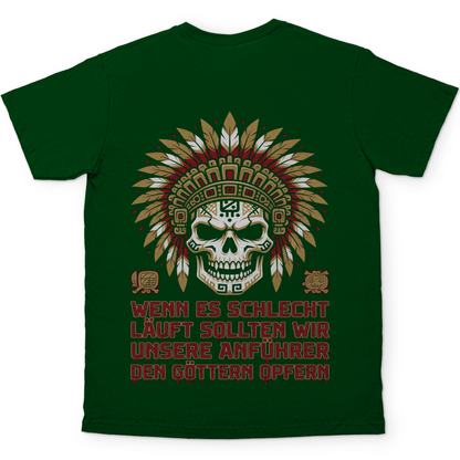 Wenn es schlecht läuft sollten wir unsere Anführer opfern - Herren T-Shirt Bottle Green