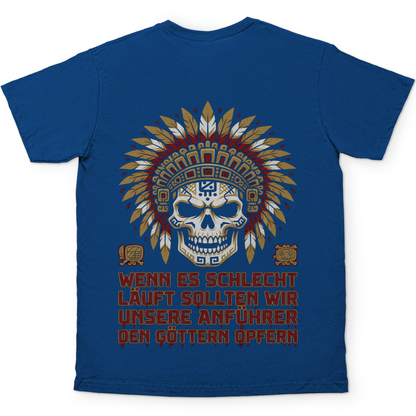 Wenn es schlecht läuft sollten wir unsere Anführer opfern - Herren T-Shirt Royal Blue