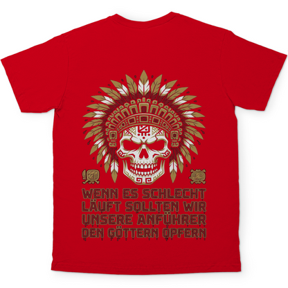 Wenn es schlecht läuft sollten wir unsere Anführer opfern - Herren T-Shirt Red
