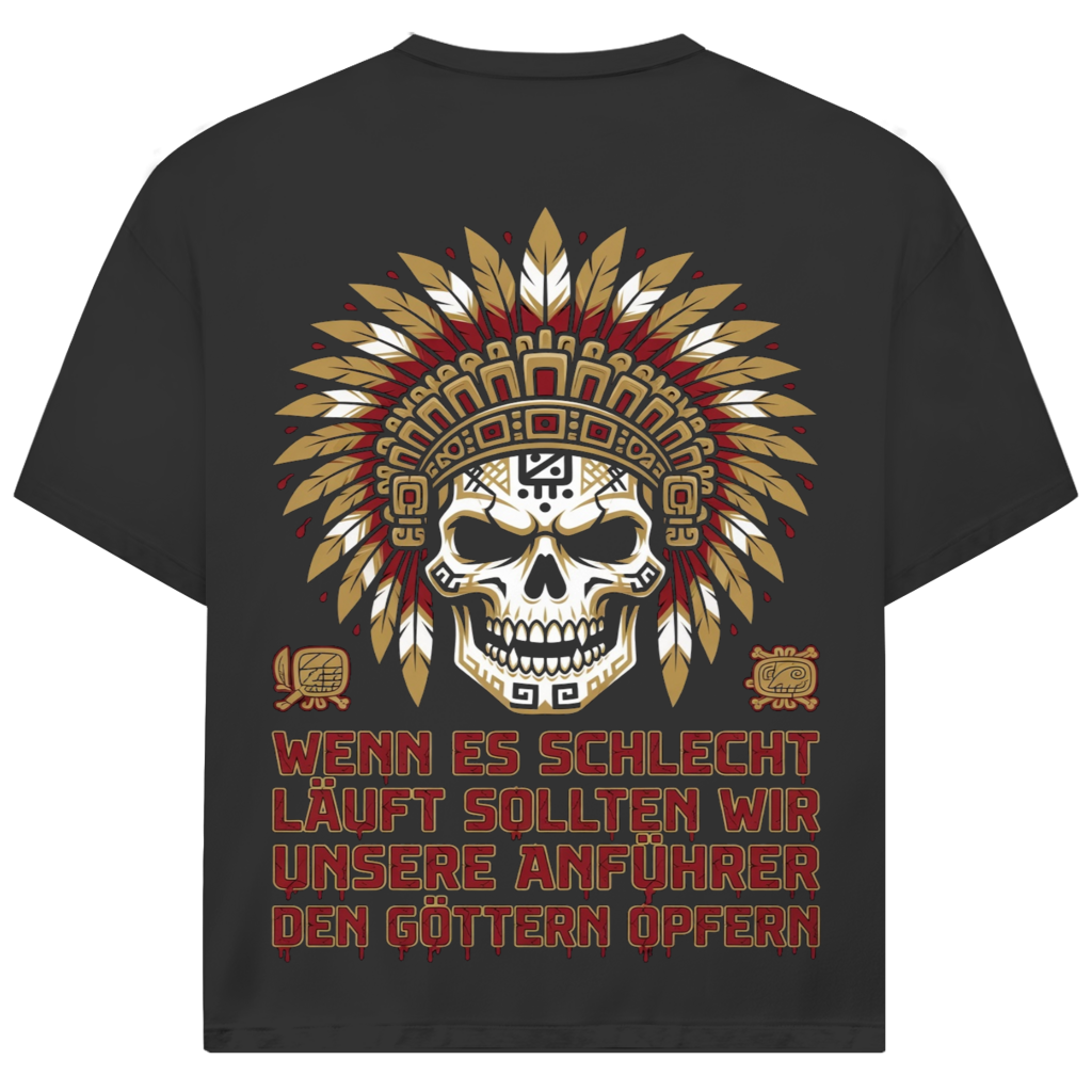 Wenn es schlecht läuft sollten wir unsere Anführer opfern - Jack and Jones Oversize T-Shirt Black