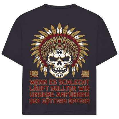 Wenn es schlecht läuft sollten wir unsere Anführer opfern - Jack and Jones Oversize T-Shirt Asphalt