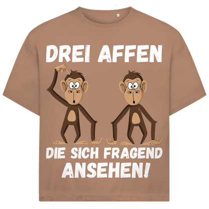 Drei Affen die sich fragend ansehen! - Jack and Jones Oversize T-Shirt