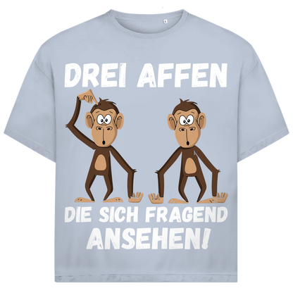 Drei Affen die sich fragend ansehen! - Jack and Jones Oversize T-Shirt