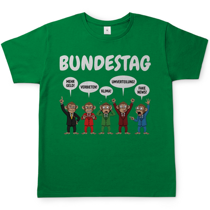 Bundestag voller Affen - Herren T-Shirt Kelly Green