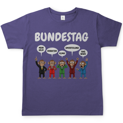 Bundestag voller Affen - Herren T-Shirt Millennial Lilac