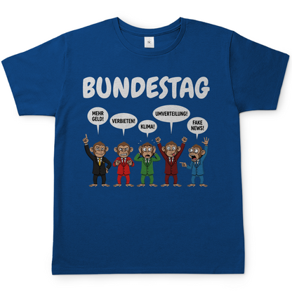 Bundestag voller Affen - Herren T-Shirt Royal Blue