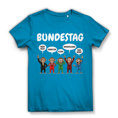 Bundestag voller Affen - Damen Premium Bio T-Shirt Atoll