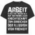 Arbeit klingt halt besser als die illusion von Freiheit - Jack and Jones Oversize T-Shirt Black