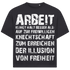 Arbeit klingt halt besser als die illusion von Freiheit - Jack and Jones Oversize T-Shirt Asphalt