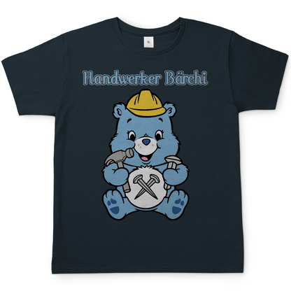 Handwerker Bärchi - Glücksbärchi - Herren T-Shirt Dark Grey Solid